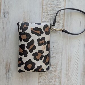Coach Leopard Print Wristlet